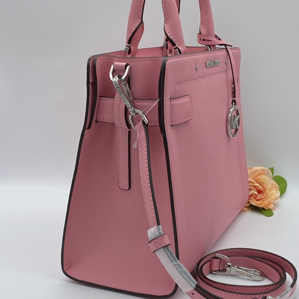 MICHAEL KORS RAYNE MEDIUM EW SATCHEL CARNATION - Picture 4 of 14